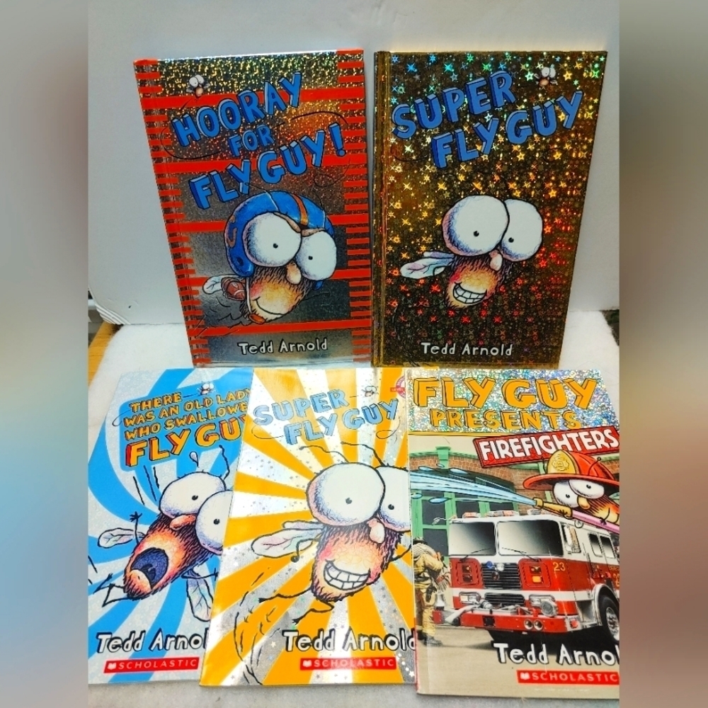 5 pcs - Fly Guy Kids Books